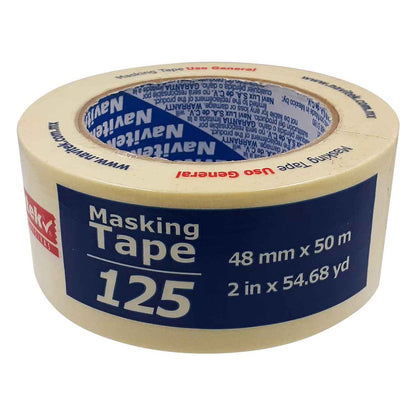 Masking Tape Uso General 125 48mm x 50m Natural Navitek NAVITEK Ferreabasto