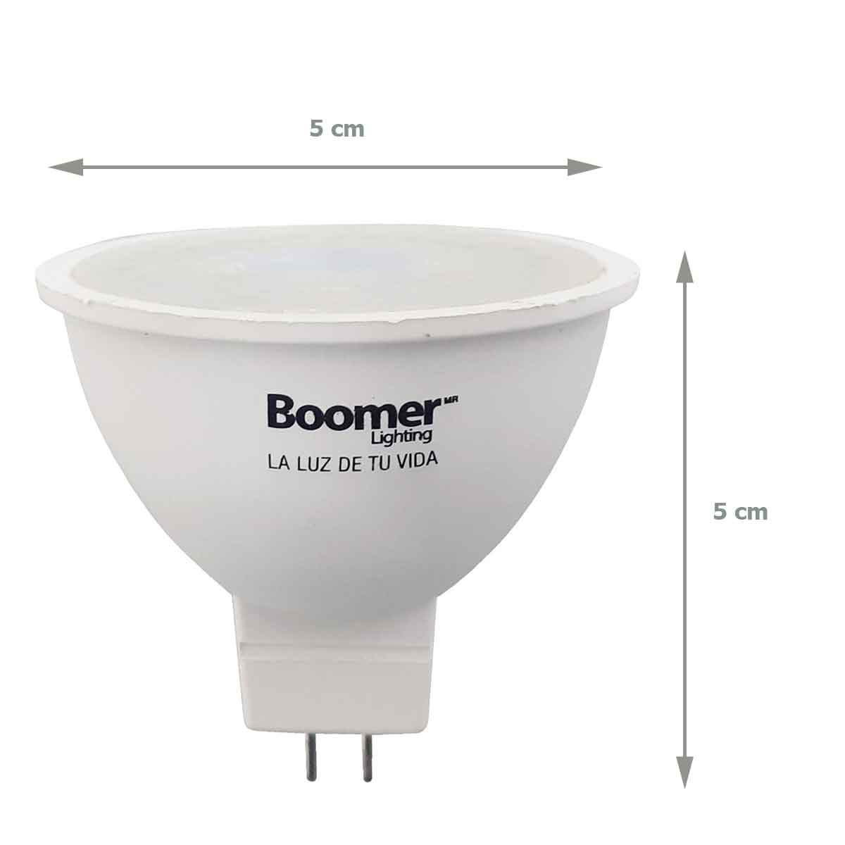 Foco Led Boomer 5W Luz Dia Mr16 6500 K BOOMER Ferreabasto