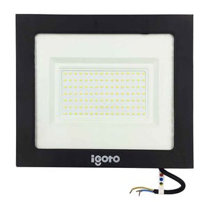 Lampara Led Reflector 100w 6500k Luz Dia Negro Ref100 Igoto IGOTO Ferreabasto