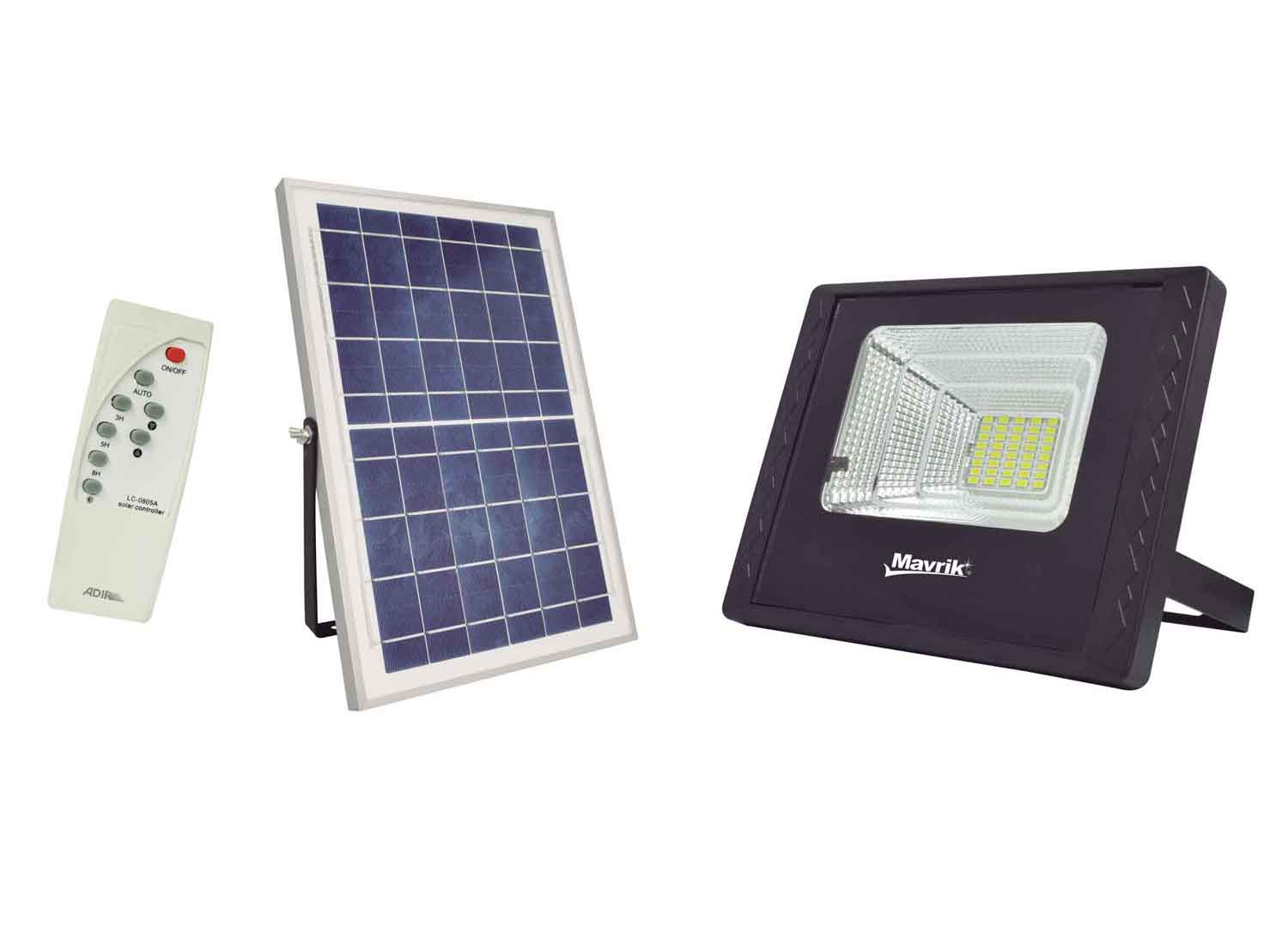 Reflector Led Panel Solar Recargable Exterior 100W Mavrik ADIR Ferreabasto