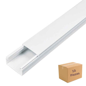 Canaleta 1 Via Antiflama 25x16x2000 mm Adir 10 Piezas ADIR Ferreabasto