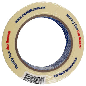 Masking Tape Uso General 125 24mm x 50m Natural Navitek NAVITEK Ferreabasto