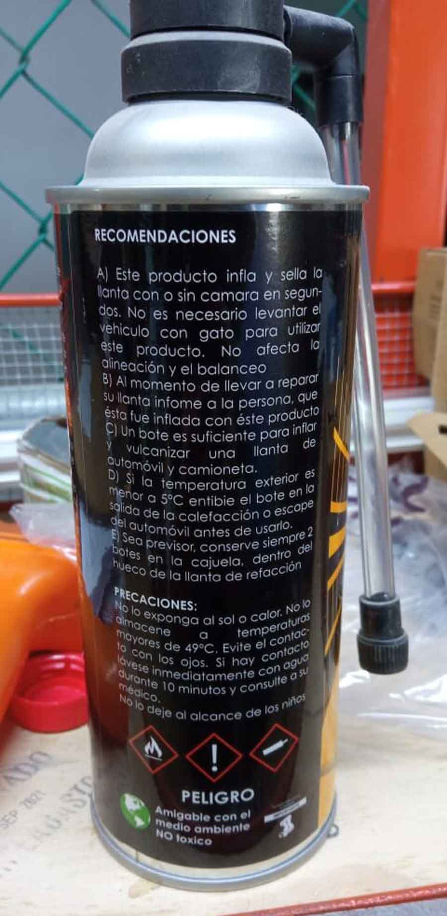 Sellador Para Llantas Autos Motocicletas 330 ml 1068 Adir ADIR Ferreabasto