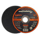 Disco Abrasivo Corte Fino Gladiator Acero Inoxidable 4 1/2 Uso Profesional 100 Pzs