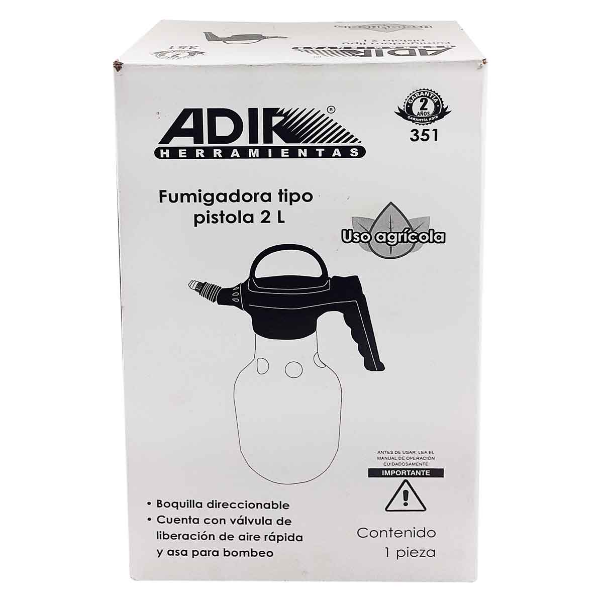 caja empaque fumigadora adir 351