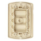 Pack 10 Placa Abs Marfil Tipo Venecia Ciega Yeilite YEILITE Ferreabasto