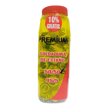 Soldadura Solida Premium 50-50 1.10m 70gr Vitrolero 23 Pieza LUZEL PREMIUM Ferreabasto