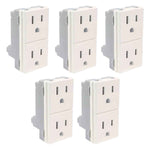 Pack 5 Contacto Duplex Visible Venecia 127V-10A Yeilite YEILITE Ferreabasto