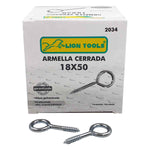 caja armella cerrada acero galvanizado 18x50