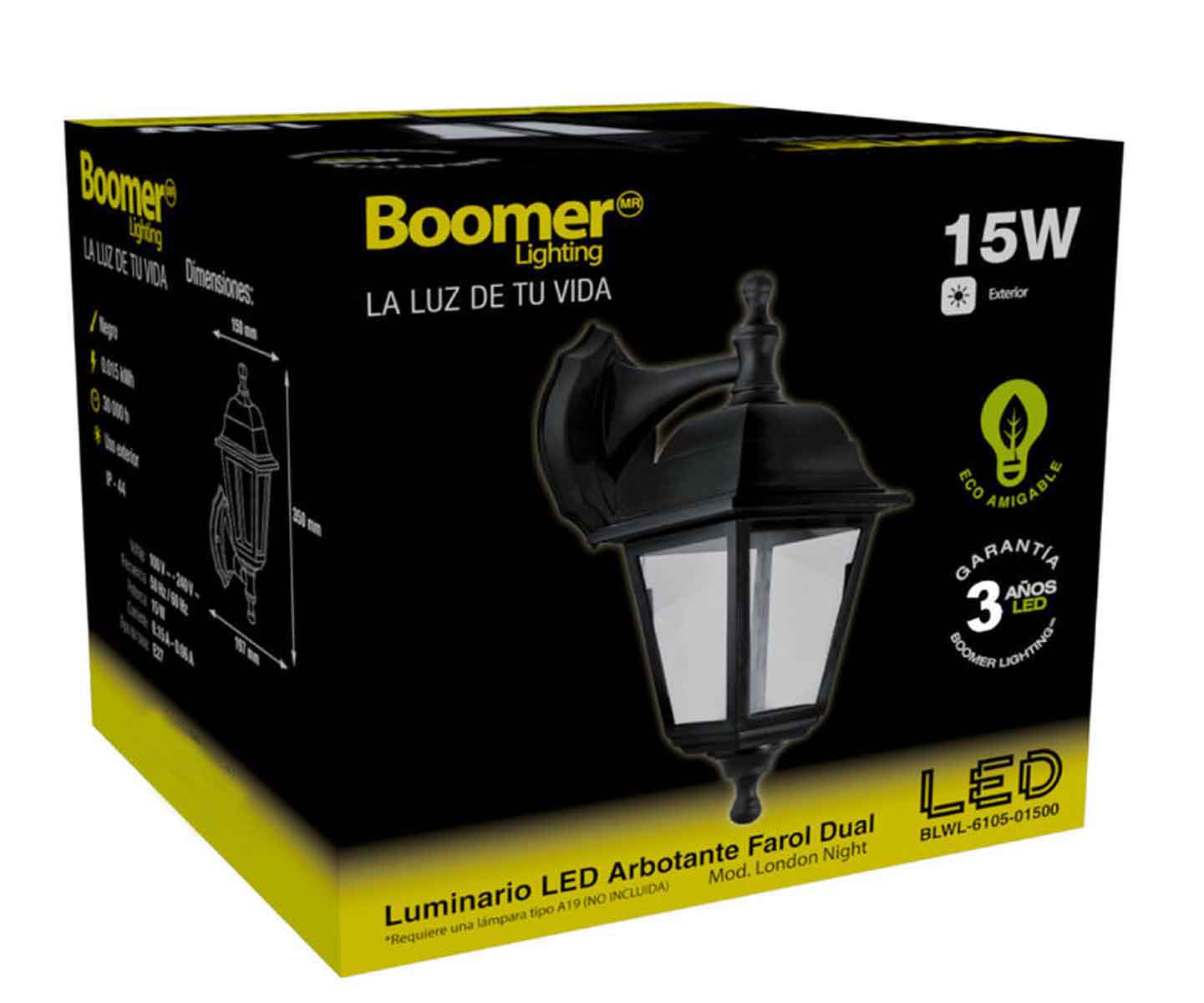 farol dual london night boomer empaque