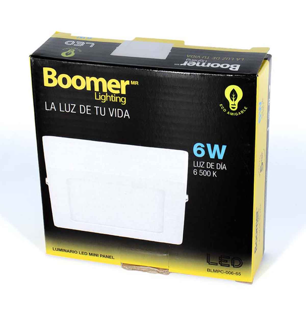 Luminario Mini Panel Led Cuadrado 6W 6500K Luz De Dia Boomer BOOMER Ferreabasto