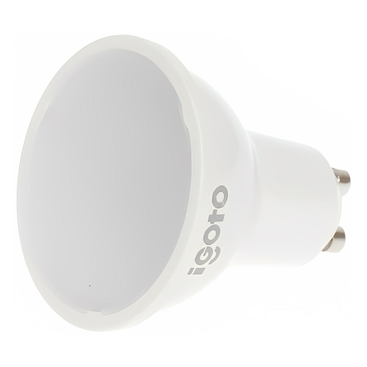 frente foco gu10 led luz calida igoto