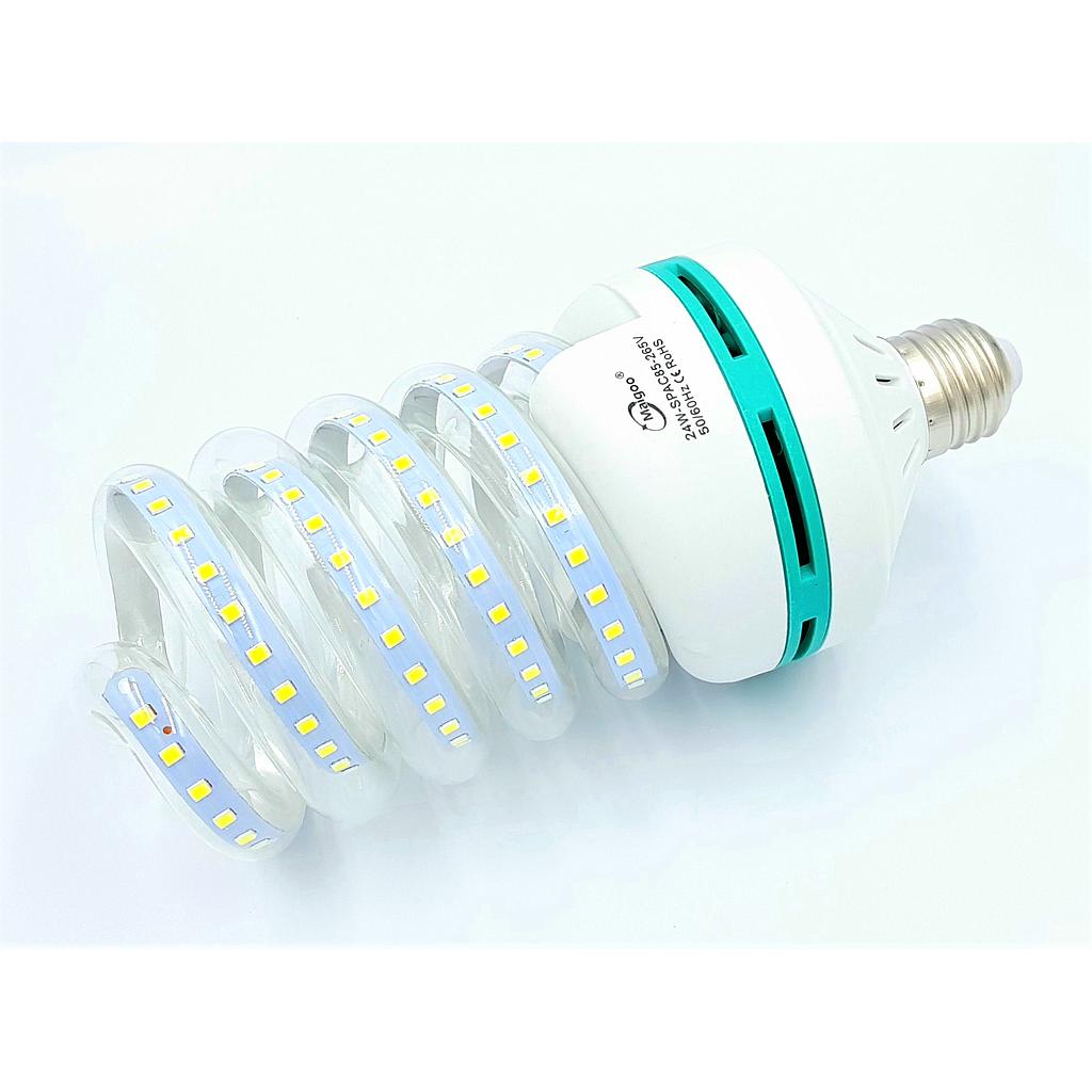 Foco Lampara Espiral De Led 24W 1920Lm Luz Blanca Maigoo - Ferreabasto