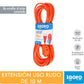 Extension Uso Rudo Naranja 16Awg 10M Igoto IGOTO Ferreabasto