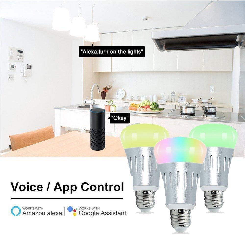 Foco Led 7W Smart Inteligente Wifi Rgb Timer Google Alexa LUMMA Ferreabasto