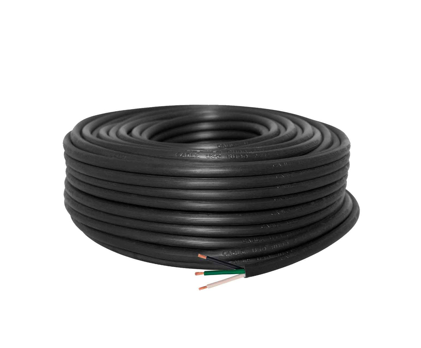 Cable Uso Rudo St 3X14 Negro 100% Cobre 600V Nom 30M Cdc CDC Ferreabasto