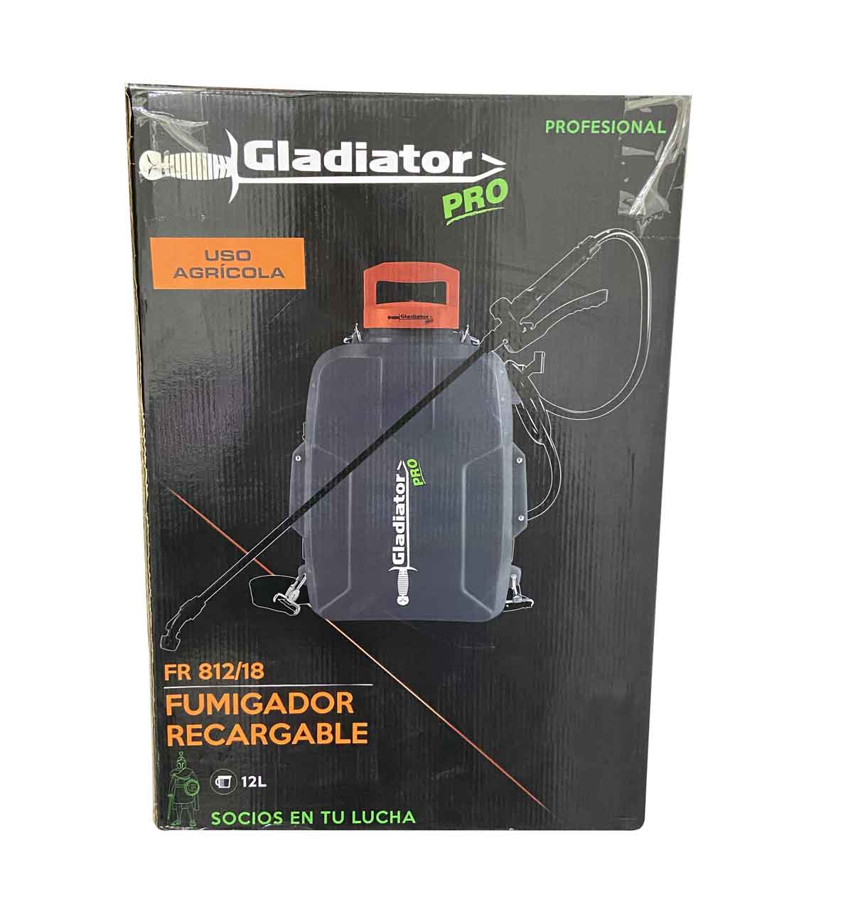 Fumigador Recargable 12L  C/Bateria y Cargador Gladiator GLADIATOR Ferreabasto