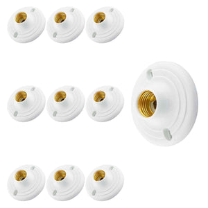 Socket Portalampara Redonda Baquelita Yeilite 4 1/2 127V 10 Pzs YEILITE Ferreabasto