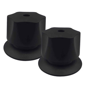 Juego Manerales Acero Inoxidable Para Regadera Meer Negro Mate Con Chapeton MEER Ferreabasto