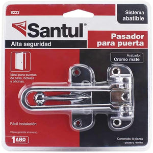 Pasadores Para Puerta Abatibles Metalico Acabado Cromo SANTUL Ferreabasto