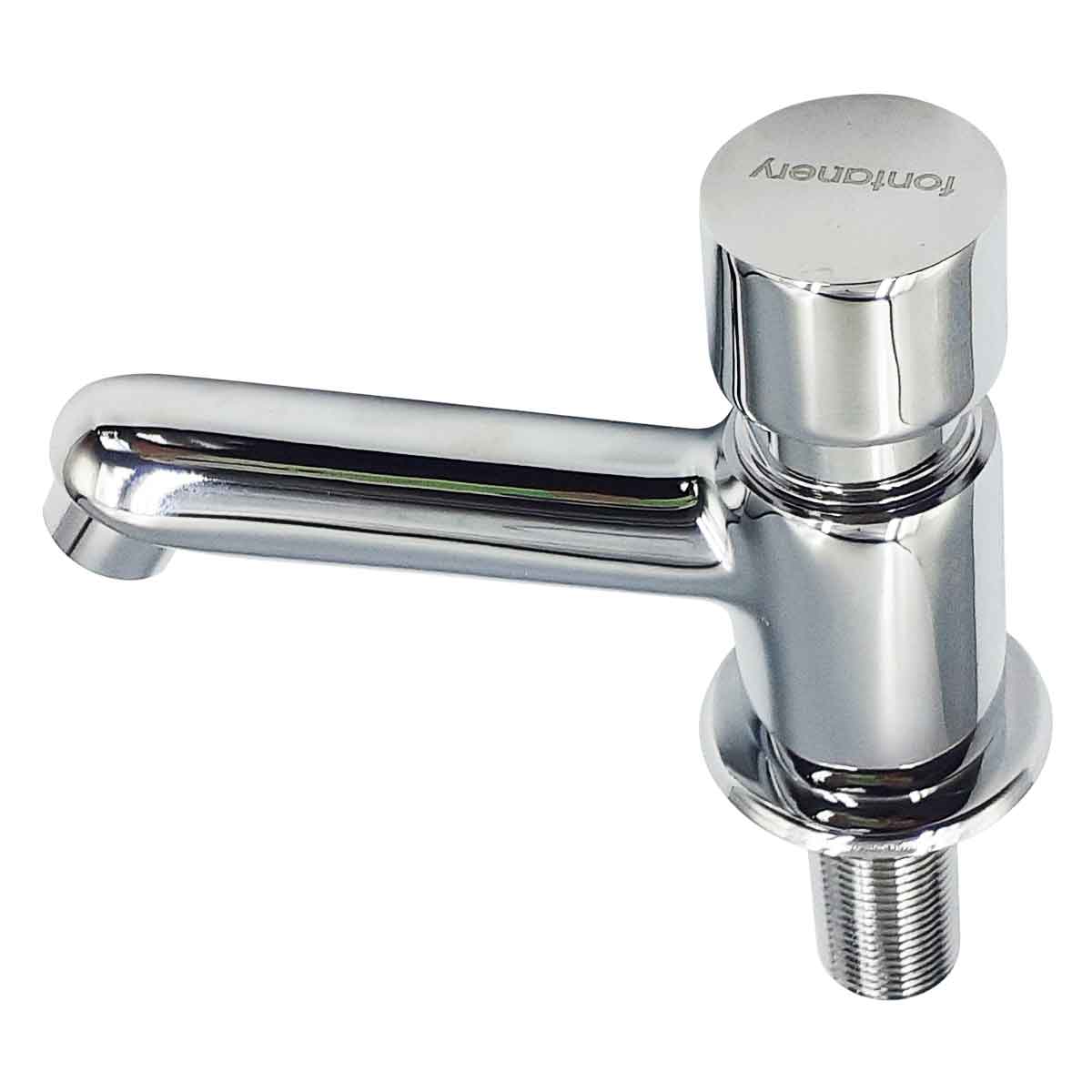 Llave Individual Temporizadora Push Para Lavabo Fontanery