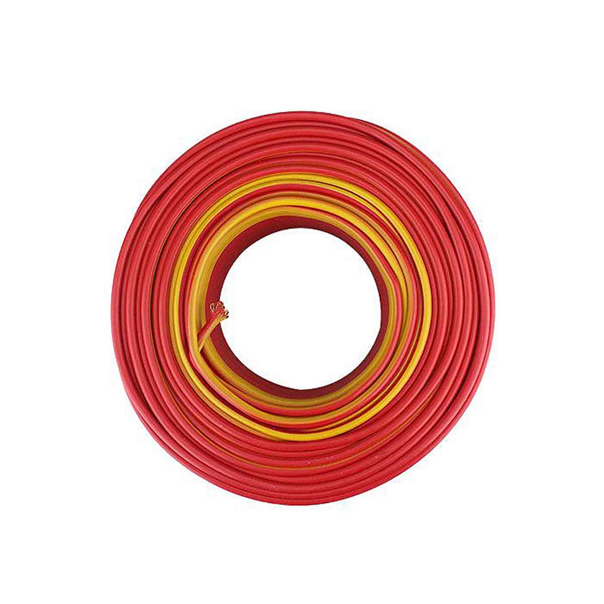 Cable Electrico THW Calibre 14 Alucobre Keer Rollo 100M Antiflama Rojo KEER Ferreabasto