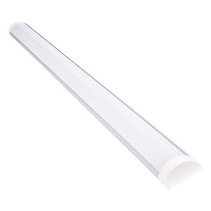 Lampara Tubo Opaco Led Doble Tira 36W 1.20M Base Aluminio - Ferreabasto