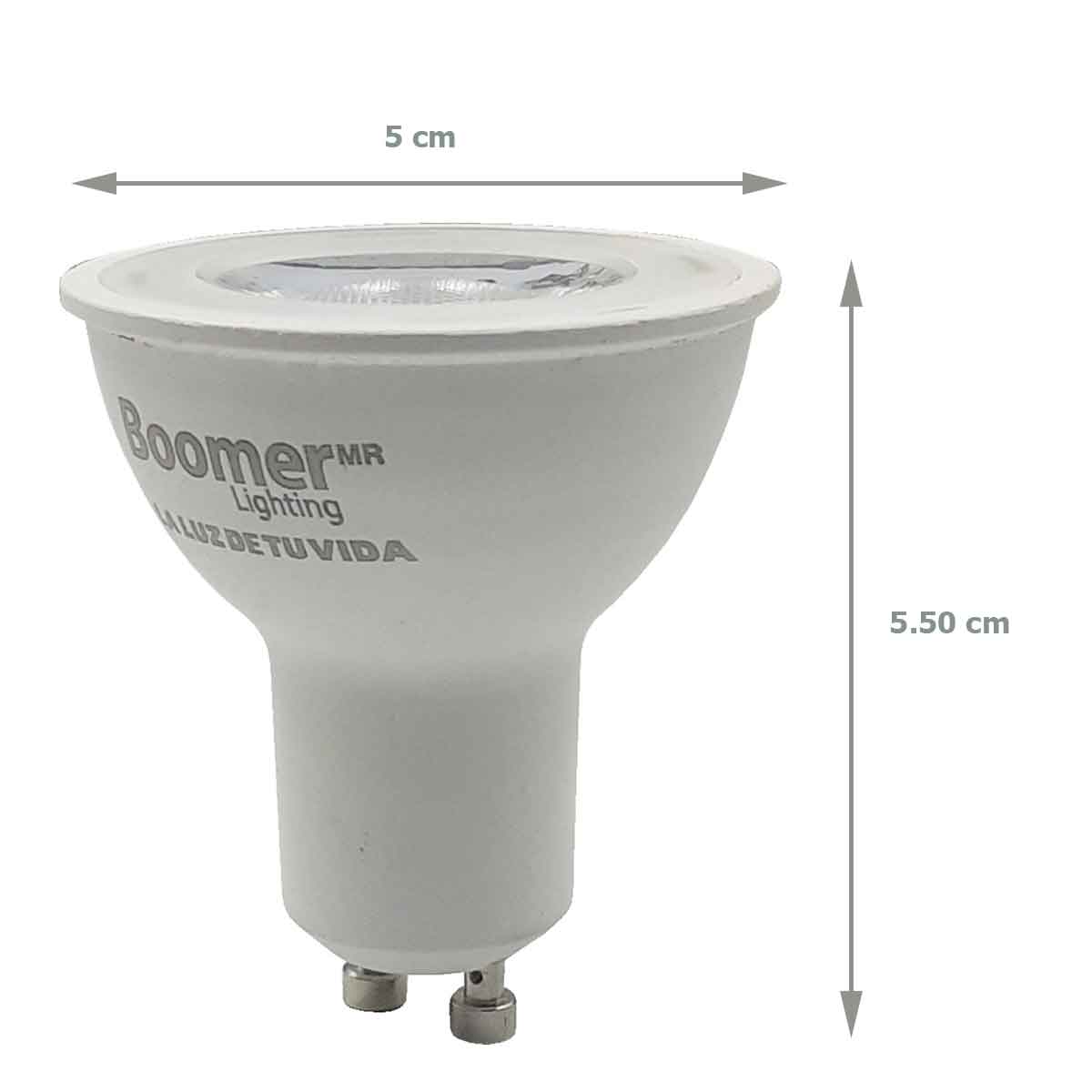 Foco Led Boomer 5W Luz De Dia Gu10 6500K BOOMER Ferreabasto