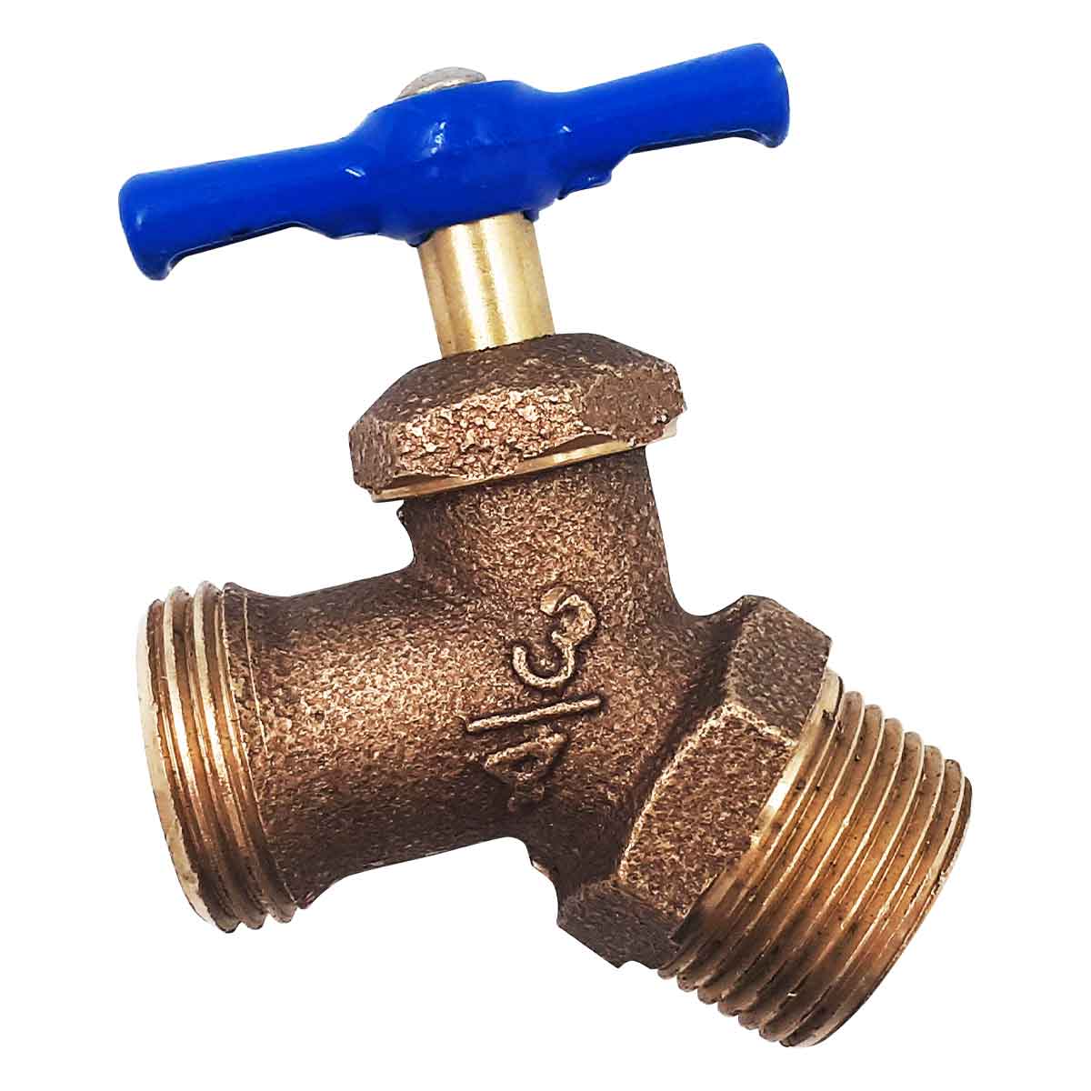 llave manguera jardin boiler bronce