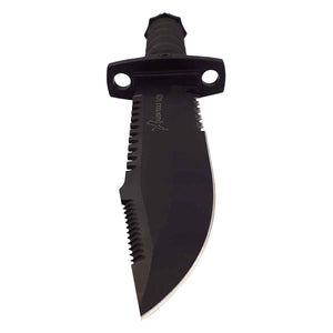 cuchillo negro tactico militar campismo caza