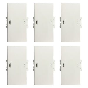6 apagadores blanco de escalera