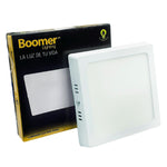 Luminario Mini Panel Led Cuadrado 12W 6500K Luz De Dia Boomer BOOMER Ferreabasto