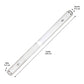 Gabinete para tubo led 2x18W Boomer A Prueba de Humedad BOOMER Ferreabasto