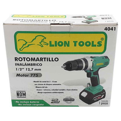 Taladro Rotomartillo Lion Tools 4041 1/2 Pulgada 20V No Incluye Bateria Ni Cargador LION TOOLS Ferreabasto