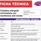 ficha tecnica coladera alargada rectangular minimalista para bano