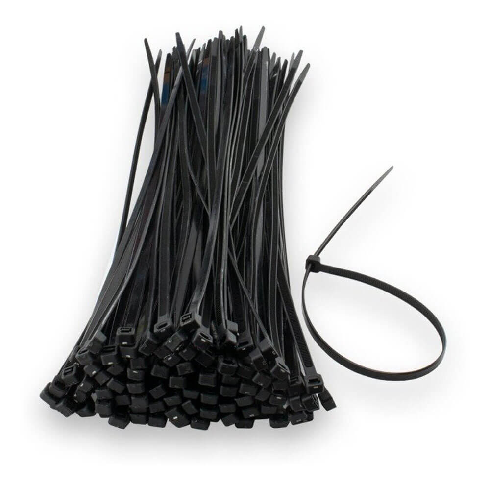 Cincho Plastico 2.5x100mm Negro 500 piezas (5 bolsas) Santul 5772 SANELEC Ferreabasto