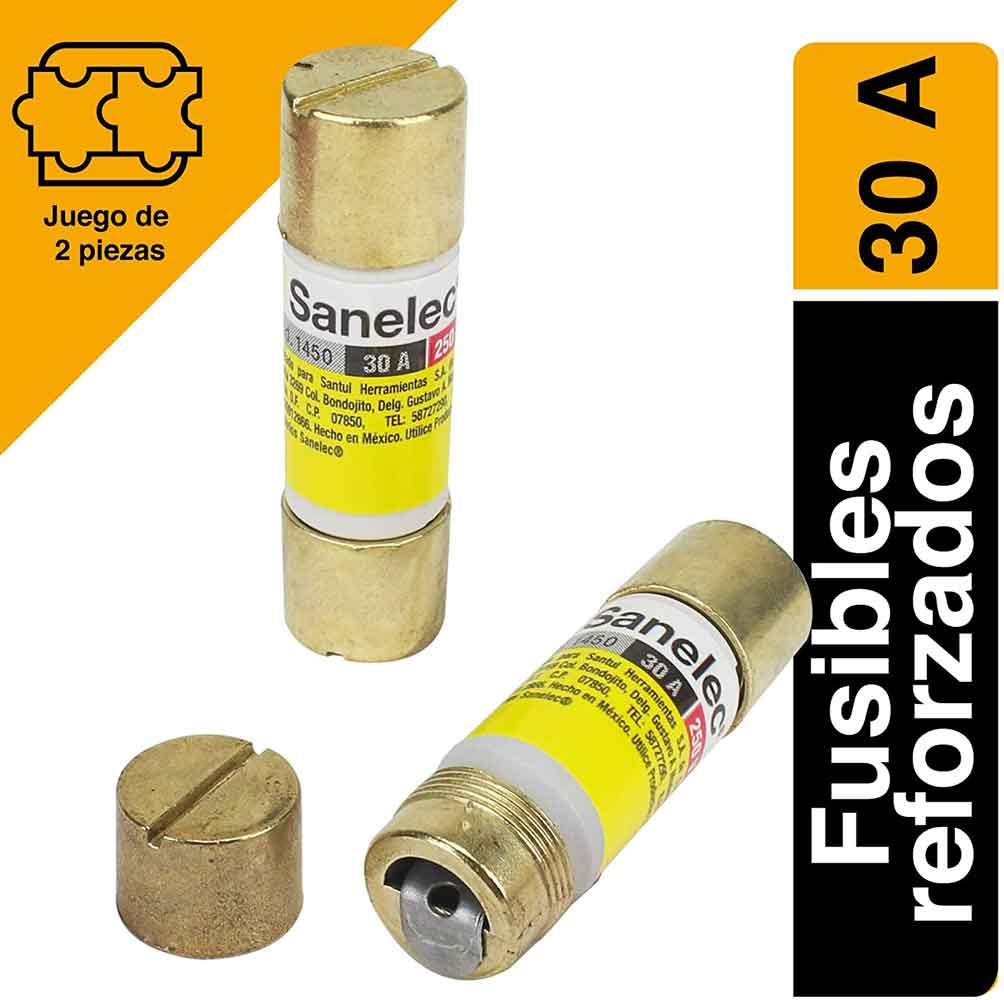 Fusibles Reforzados 30A Blister C/2 Piezas 1450 Santul SANTUL Ferreabasto