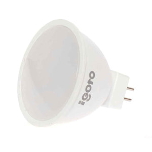 frente foco mr16 led luz calida igoto