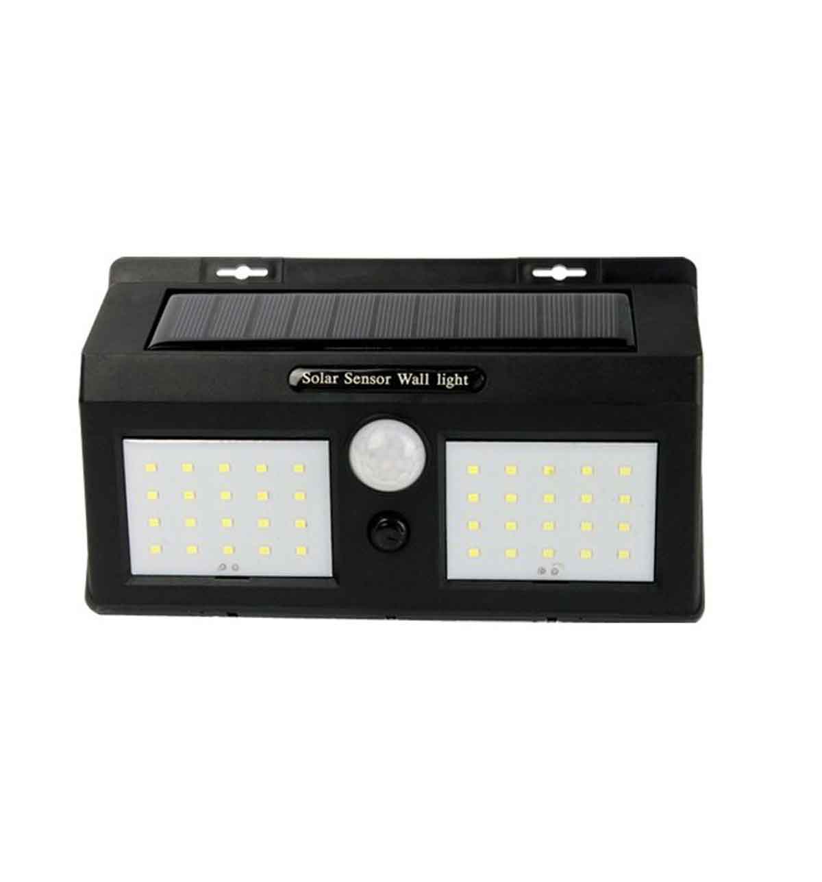 luminaria solar led frontal