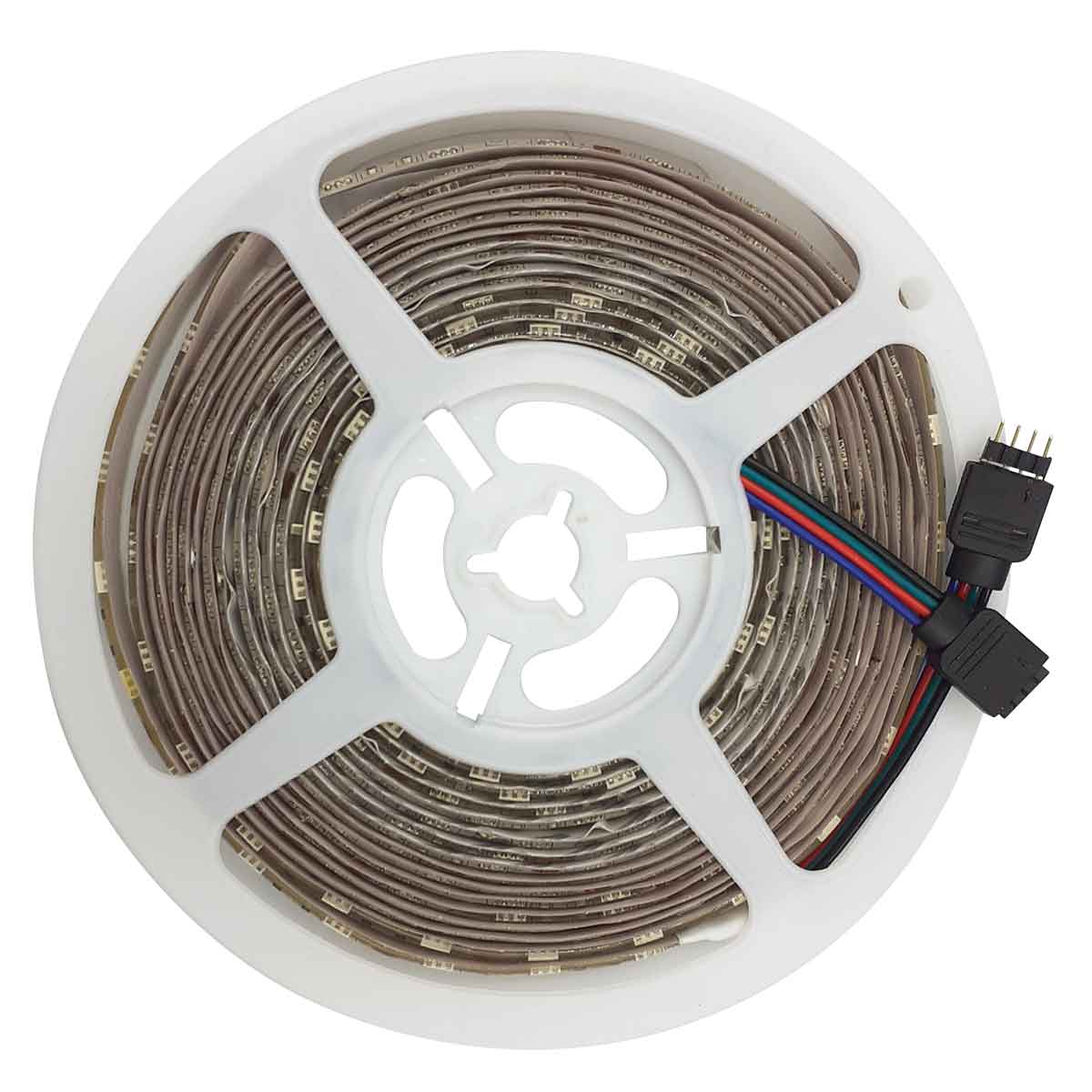 Tira Led Multicolor Rgb Megaluz 5 Metros 60W Con Control Remoto IP65 MEGALUZ Ferreabasto