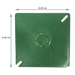 Tapa Verde Para Registro Cuadrado 3x3 Electrico Plastico 46 Piezas INRECO Ferreabasto
