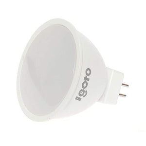 Foco Led Mr16 7W=60W 3000K Luz Calida Nom Igoto - Ferreabasto