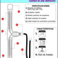 Antena Tv Hdtv Exterior Pvc 30cm Largo Con 3m Cable Lumihd LUMIHD Ferreabasto