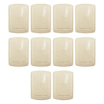 Pack 10 Placa Abs Marfil Tipo Venecia Ciega Yeilite YEILITE Ferreabasto