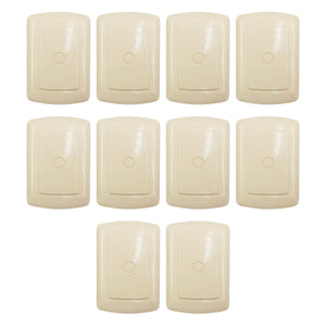 Pack 10 Placa Abs Marfil Tipo Venecia Ciega Yeilite YEILITE Ferreabasto