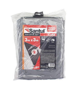 Lona Uso Ligero Gris Reforzado 110gr Para Toldo 3x3m Santul SANTUL Ferreabasto