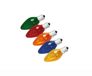 Foco Incandescente Tipo Vela 7w 5 Colores Caja/50 2921 Adir ADIR Ferreabasto