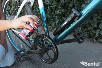 Mini Bomba De Aire Manual Santul 7827 20 cm Con Soporte Para Bicicleta SANTUL Ferreabasto