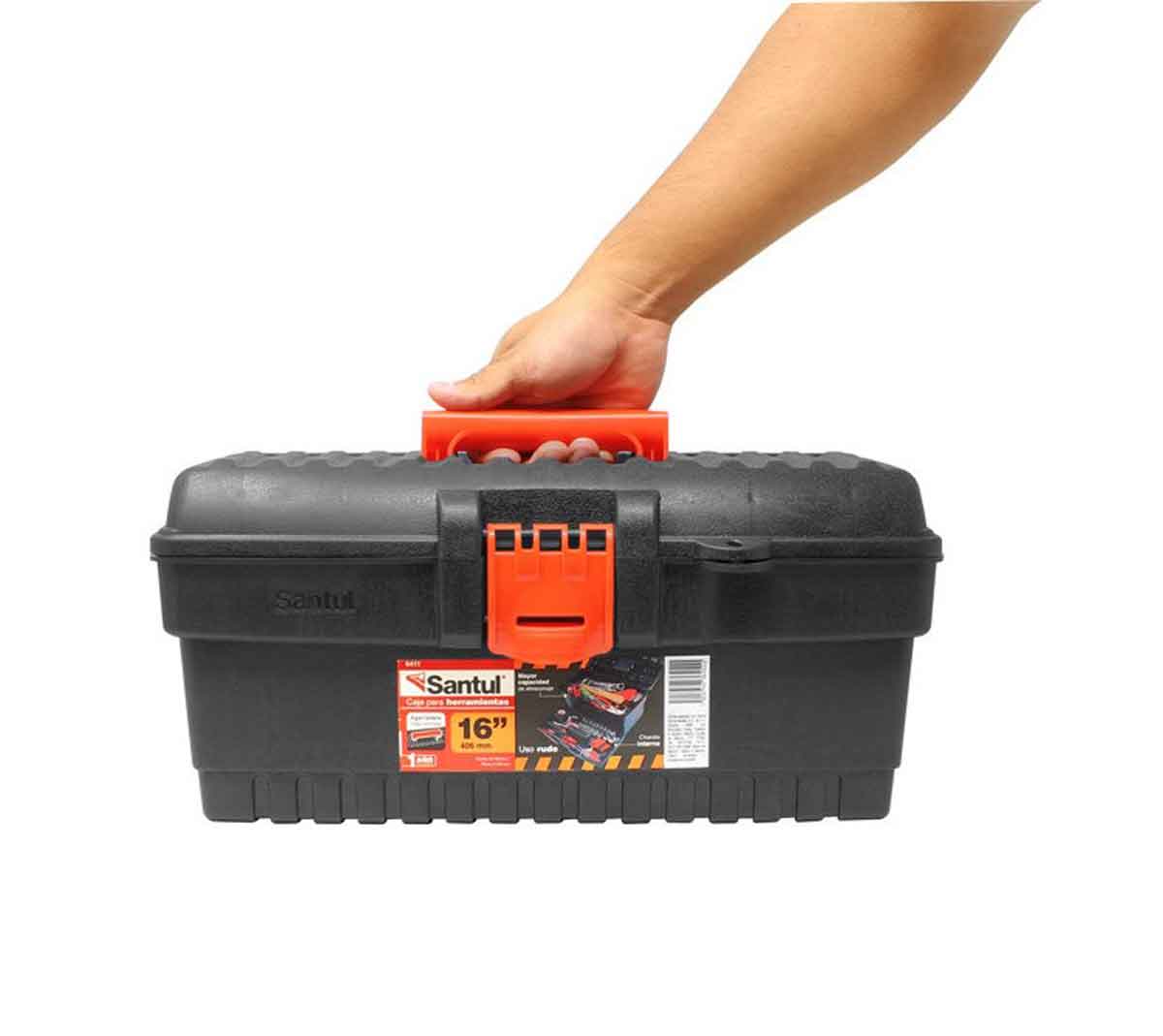 Caja de herramientas/organizador para herramientas, caja de herramientas  rígida con ruedas y asa, maleta grande con forro de espuma para equipos de