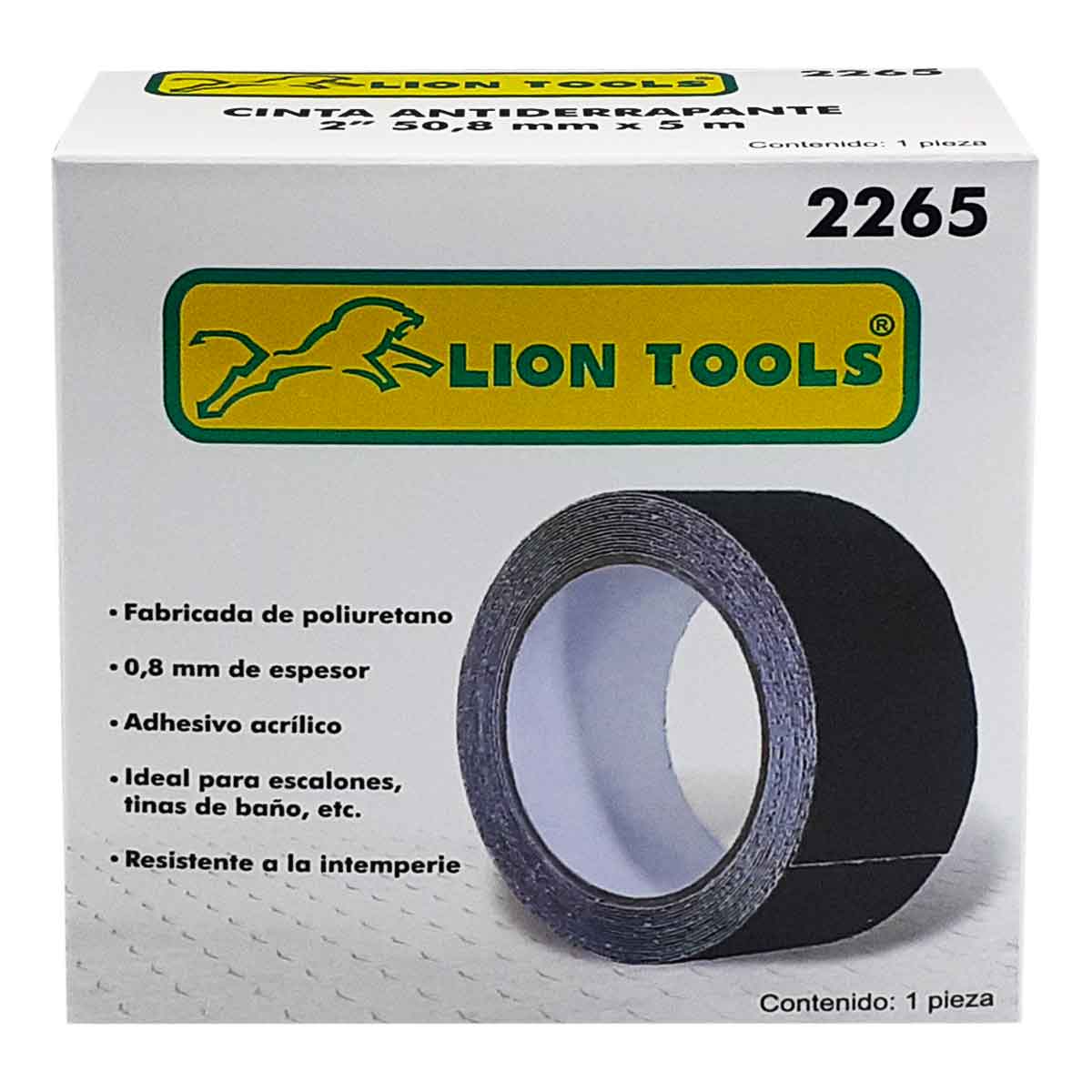 caja cinta antiderrapante lion tools